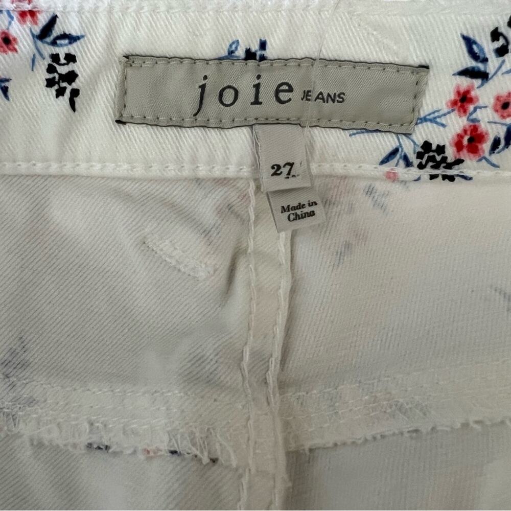 Joie Jeans Womens 27  Park Skinny Floral Cargo Pocket Pant Jeans, Bottom Zippers - Picture 9 of 16